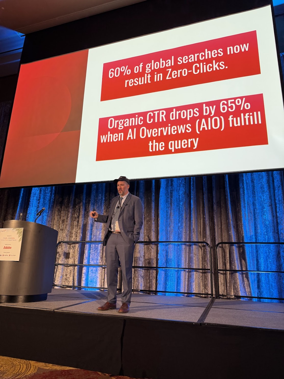 Shawn Basey presenting at Meet Magento Florida 2026